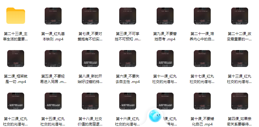 Chris红丸十大人生法则柯李思红丸思维男性自我提升_不舔狗心态课程-恋爱技巧