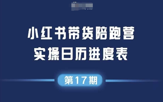 小红书第17期带货陪跑营，不囤货，无不直播，无不投流，通过选品+笔记内容+测品+笔记铺量+矩阵运营打爆款网赚项目-副业赚钱-互联网创业-资源整合小白搞钱网,分享免费网赚项目,网创资源,视频教程,网络资源的休闲小站
