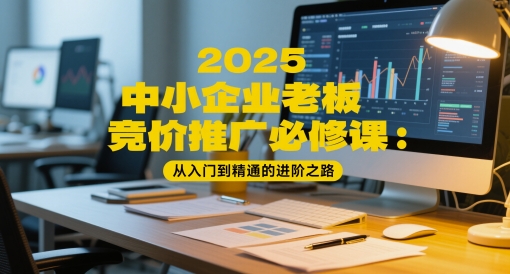2025中小企业老板竞价推广必修课：从入门到精通的进阶之路网赚项目-副业赚钱-互联网创业-资源整合小白搞钱网,分享免费网赚项目,网创资源,视频教程,网络资源的休闲小站