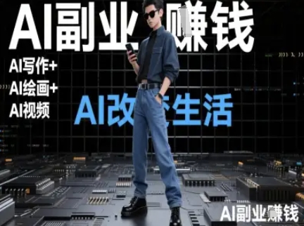AI改变生活（Ai写作+AI绘画+Ai视频），AI副业挣钱网赚项目-副业赚钱-互联网创业-资源整合小白搞钱网,分享免费网赚项目,网创资源,视频教程,网络资源的休闲小站