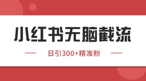 小红书只要你有同行就能获客，独家野路子获客玩法，暴力截流【揭秘】网赚项目-副业赚钱-互联网创业-资源整合小白搞钱网,分享免费网赚项目,网创资源,视频教程,网络资源的休闲小站