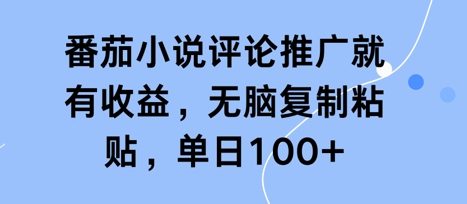 番茄小说评论推广就有收益，无脑复制粘贴，单日100+网赚项目-副业赚钱-互联网创业-资源整合小白搞钱网,分享免费网赚项目,网创资源,视频教程,网络资源的休闲小站
