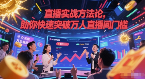 直播实战方法论，助你快速突破万人直播间门槛网赚项目-副业赚钱-互联网创业-资源整合小白搞钱网,分享免费网赚项目,网创资源,视频教程,网络资源的休闲小站